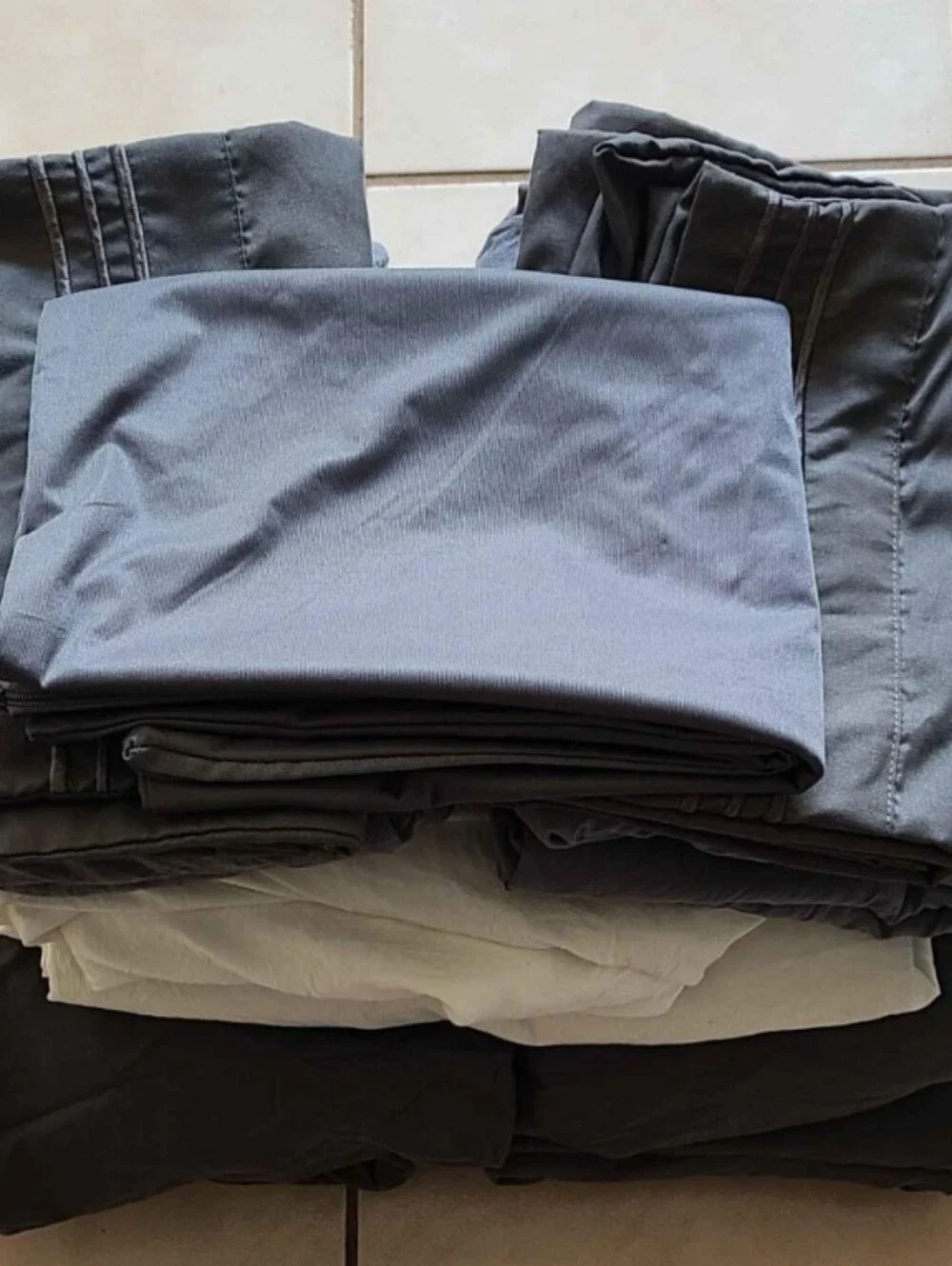 Bedding Sheets Pillows Shams  Covers Charcoal Gray Bedding Set Premium 11 Pcs